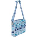 BLUE WAVES PATTERN Cross Body Office Bag View2