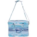 BLUE WAVES PATTERN Cross Body Office Bag View3