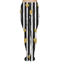 Stripes Heart Pattern Tights by designsbymallika