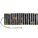 stripes heart pattern Roll Up Canvas Pencil Holder (M) View1