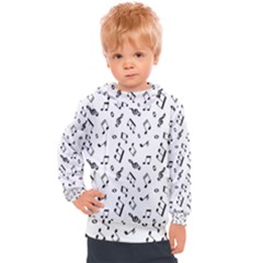 Music Pattern Kids  Hooded Pullover