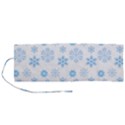 snowflakes pattern Roll Up Canvas Pencil Holder (M) View1