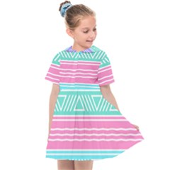 Aztec Print Kids  Sailor Dress by designsbymallika