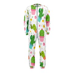 Cactus Pattern Onepiece Jumpsuit (kids) by designsbymallika