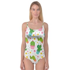 Cactus Pattern Camisole Leotard  by designsbymallika