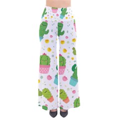 Cactus Pattern So Vintage Palazzo Pants