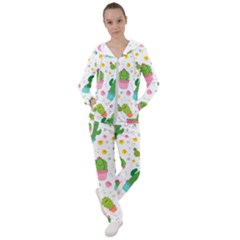 Cactus Pattern Women s Tracksuit by designsbymallika