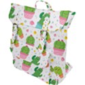 cactus pattern Buckle Up Backpack View1