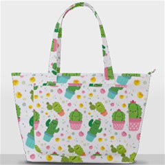 Cactus Pattern Back Pocket Shoulder Bag 