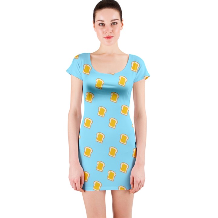 i love bread Short Sleeve Bodycon Dress