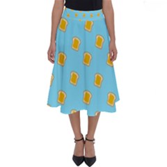 I Love Bread Perfect Length Midi Skirt by designsbymallika