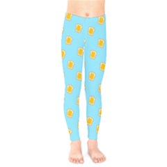 I Love Bread Kids  Leggings by designsbymallika