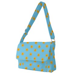 I Love Bread Full Print Messenger Bag (l)