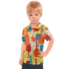 I Love Wine Kids  Polo Tee