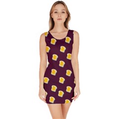 I Love Bread Bodycon Dress by designsbymallika