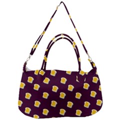 I Love Bread Removal Strap Handbag by designsbymallika