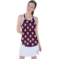 I Love Bread Racer Back Mesh Tank Top