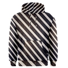 Silver Stripes Pattern Men s Core Hoodie by designsbymallika