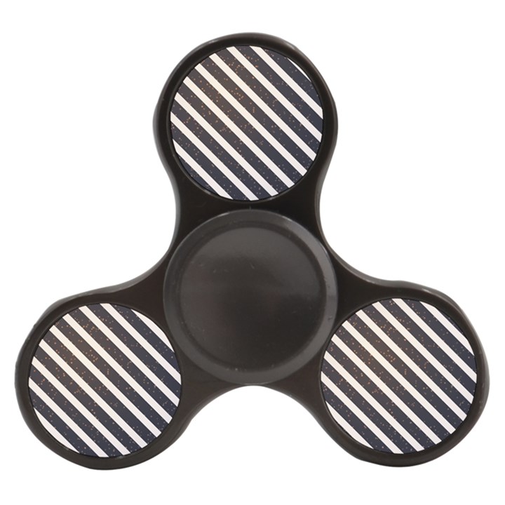 silver stripes pattern Finger Spinner