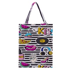 Disco Theme Classic Tote Bag by designsbymallika