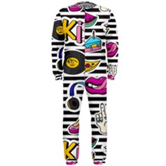 Disco Theme Onepiece Jumpsuit (men)  by designsbymallika