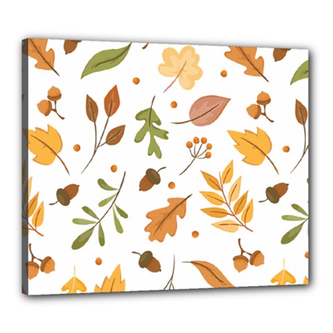 Autumn Love Canvas 24  X 20  (stretched) by designsbymallika