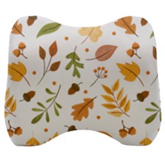 Autumn Love Velour Head Support Cushion by designsbymallika