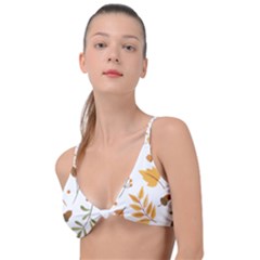 Autumn Love Knot Up Bikini Top by designsbymallika