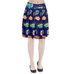 Bada Boom Pattern Pleated Skirt by designsbymallika