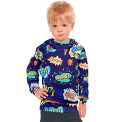 Bada Boom Pattern Kids  Hooded Pullover