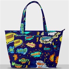 Bada Boom Pattern Back Pocket Shoulder Bag 