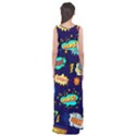 bada boom pattern Empire Waist Maxi Dress View2