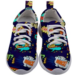 Bada Boom Pattern Kids Athletic Shoes