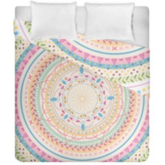 Mandala Pattern Duvet Cover Double Side (california King Size) by designsbymallika