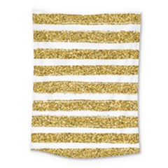 Golden Stripes Medium Tapestry by designsbymallika