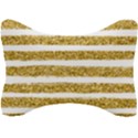 golden stripes Seat Head Rest Cushion View1