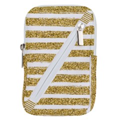 Golden Stripes Belt Pouch Bag (large)