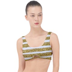 Golden Stripes The Little Details Bikini Top