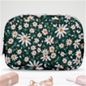 white floral pattern Make Up Pouch (Small) View1