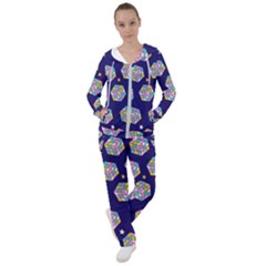 Cube Pattern Women s Tracksuit by designsbymallika