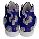 cube pattern Men s Hi-Top Skate Sneakers View4