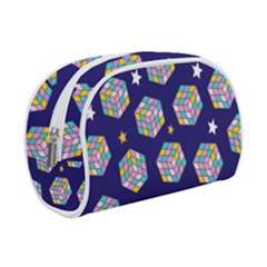 Cube Pattern Makeup Case (small)