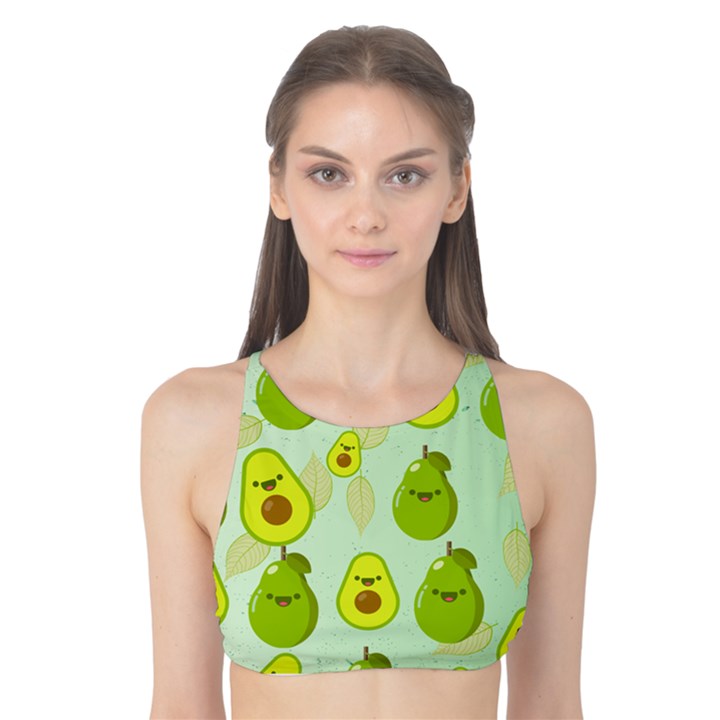 avocado love Tank Bikini Top