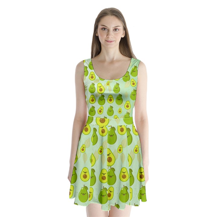 avocado love Split Back Mini Dress 