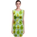 avocado love Sleeveless Velvet Midi Dress View1