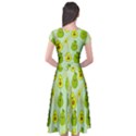 avocado love Cap Sleeve Wrap Front Dress View2