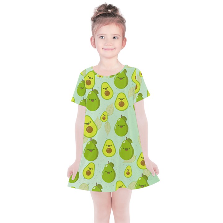 avocado love Kids  Simple Cotton Dress