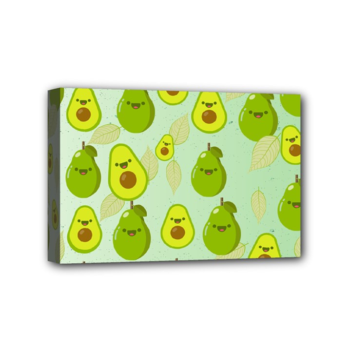 avocado love Mini Canvas 6  x 4  (Stretched)