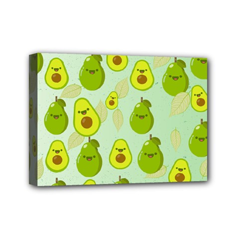 Avocado Love Mini Canvas 7  X 5  (stretched) by designsbymallika