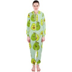 Avocado Love Hooded Jumpsuit (ladies)  by designsbymallika